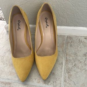 Yellow heels